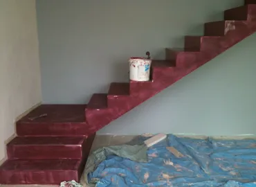 Rivestimento delle scale in resina 